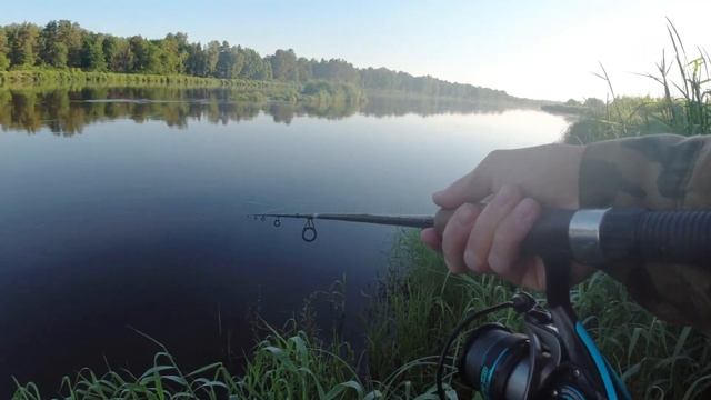 РЫБАЛКА В ИЮЛЕ НА СПИННИНГ С БЕРЕГА, ЩУКА, ЖЕРЕХ, ОКУНЬ! смотреть онлайн