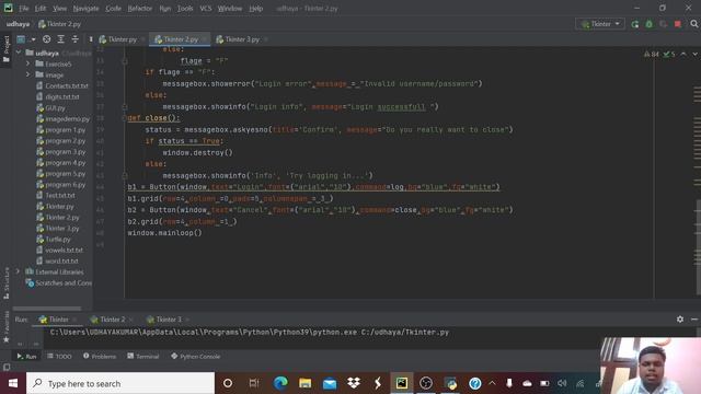 GUI design based application Calculator, Login authentication, User Registration form using python смотреть онлайн