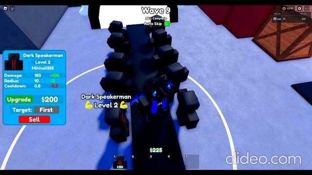Играю в Skibidi Tower Defense только с чёрными Спикерменами. смотреть онлайн