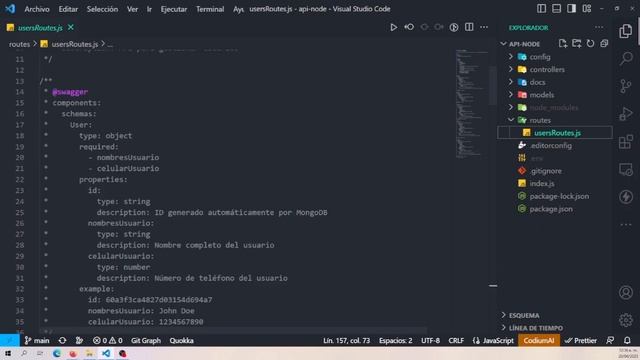Introducción a node js vídeo 15 implementando Swagger en el API /2 смотреть онлайн