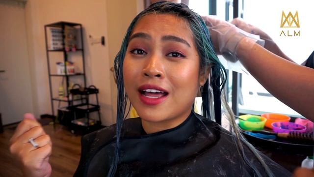 Vegan Hair Dye Review: New Anthocyanin Acid Color by Sarangsae Cosmetics. смотреть онлайн