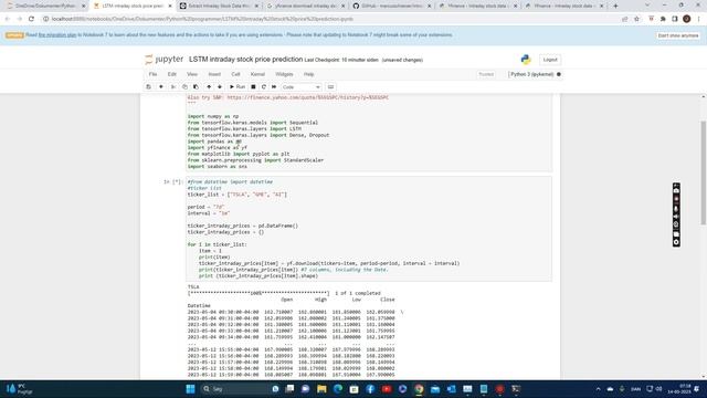 Get Intraday stock data with Python. смотреть онлайн