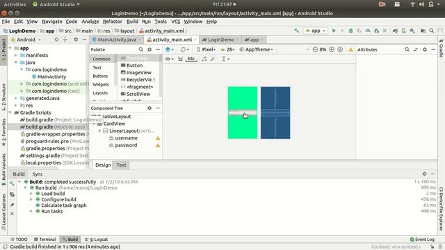 Android Login App with MVP Architecture Pattern : Part 1 смотреть онлайн