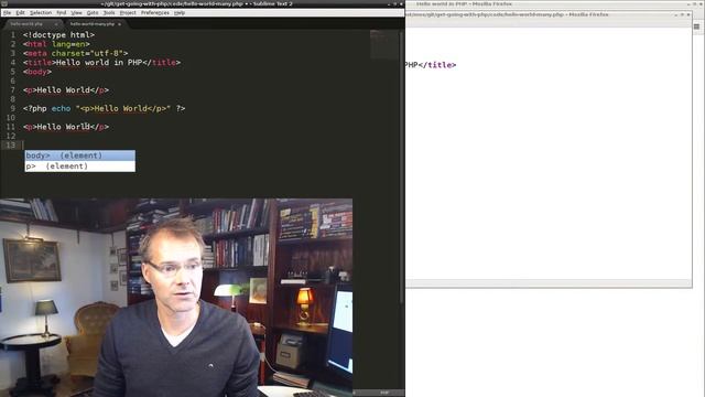 Kom igång med PHP: Echo med och utan HTML-element смотреть онлайн
