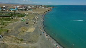 Казахстан. Озеро Алаколь. Побережье вдоль поселка Акши. Июль 2022 года