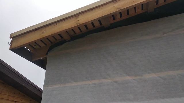 Летняя кухня 1 - 10 - кровля: обрешётка, ондулин, проходки смотреть онлайн