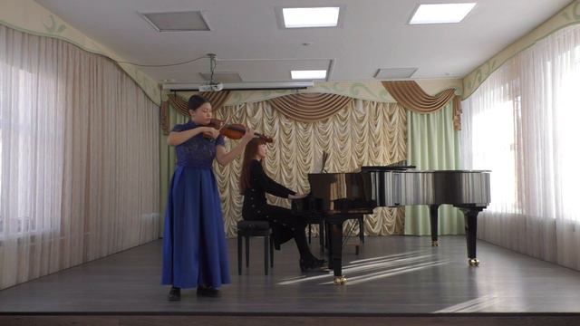 Ш.Берио - Концерт № 9, 1 часть. Успанова Аина