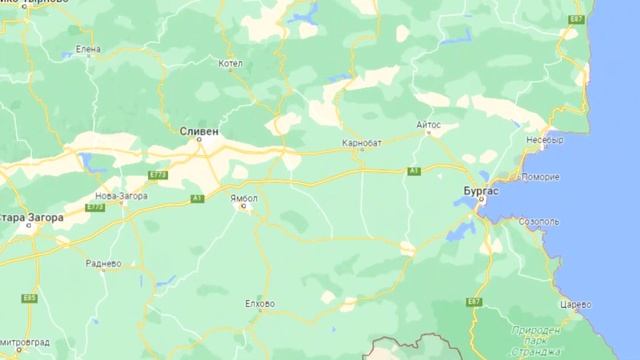 Подробная карта Болгарии - Detailed Map Of Bulgaria