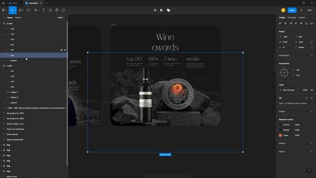 Интерактивная анимация слайдера в Figma смотреть онлайн