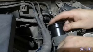 MITSUBISHI PAJERO/ МИЦУБИСИ ПАДЖЕРО 3. ЗАМЕНА ТОПЛИВНОГО ФИЛЬТРА.
