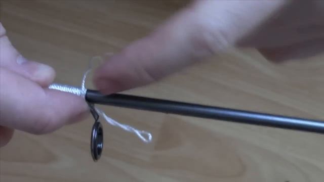 Как крепко привязать кольцо или катушку на спининг. смотреть онлайн