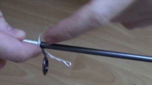 Как крепко привязать кольцо или катушку на спининг.