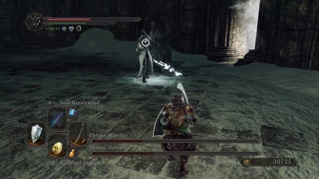 Dark Souls 2: Throne Defender and Throne Watcher Boss Fight (4K 60fps) смотреть онлайн