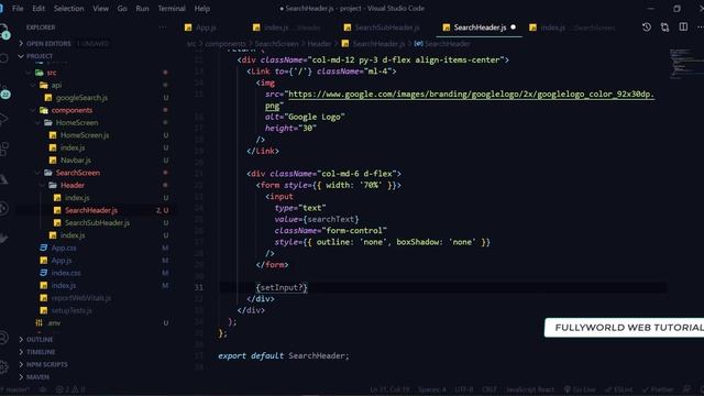 #6 Search Page Setup | React Js Google Clone With Voice Search смотреть онлайн