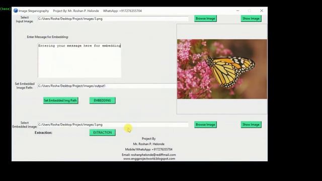 Image Steganography Using Python Project Code || Text Hiding In Image Python Project Source Code смотреть онлайн