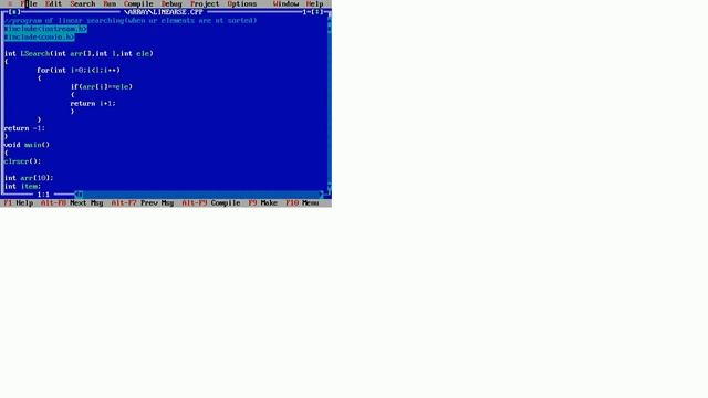SEARCHING IN ARRAY| LINEAR SEARCH | VIDEO 1 смотреть онлайн