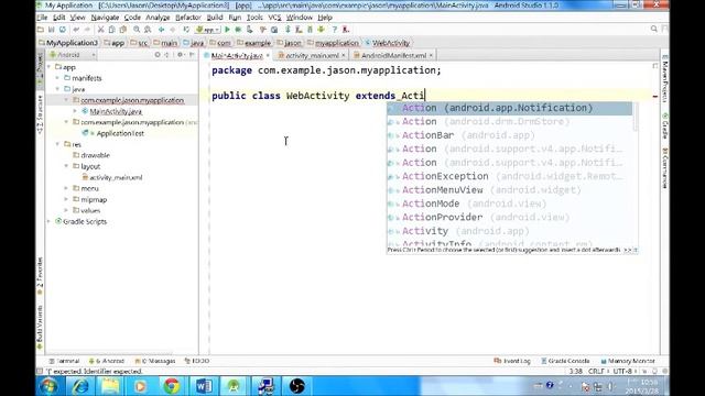 使用APP瀏覽網頁 (Android Studio Webview教學) смотреть онлайн
