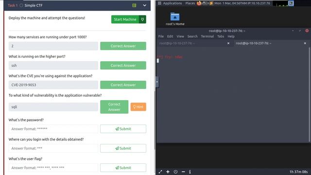 TryHackMe Simple CTF Official Walkthrough смотреть онлайн