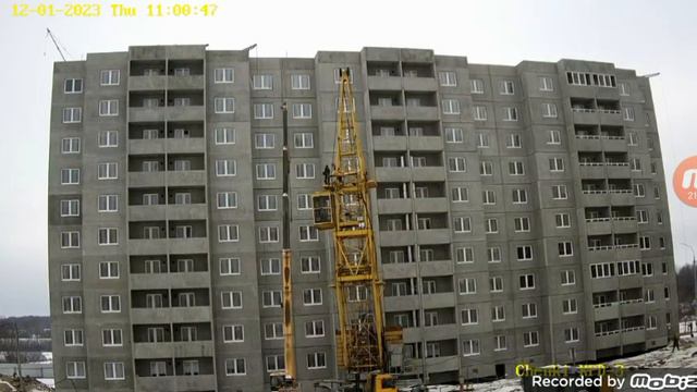 Демонтаж башенного крана КБ-405 смотреть онлайн