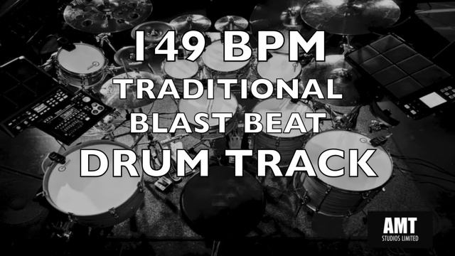 149 BPM TRADITIONAL BLAST BEAT DRUM TRACK смотреть онлайн