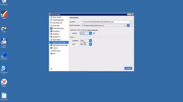 Установка Node.js и Webstorm