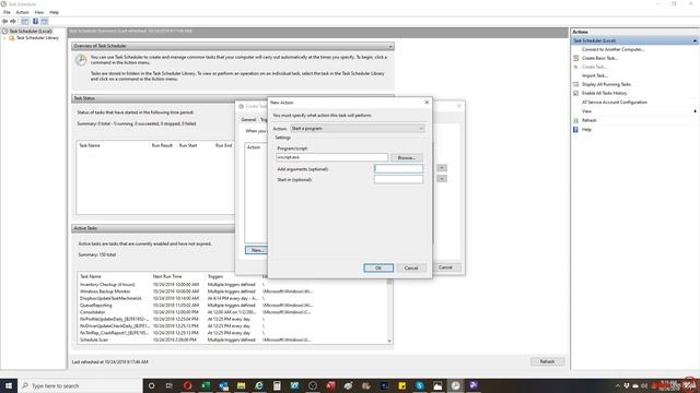 VBscript | How to automate a script with the Windows 10 Task Scheduler смотреть онлайн