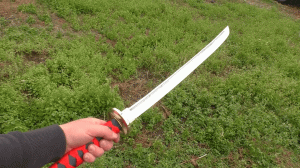 Изготовление японского меча ''Катана'' из старого амортизатора.mp4