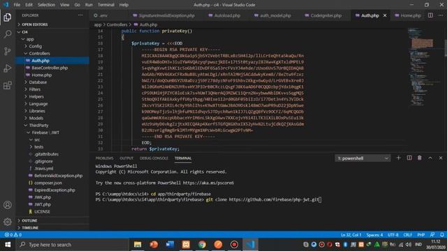 Auth Json Web Token (JWT) dengan menggunakan Codeigniter 4 смотреть онлайн