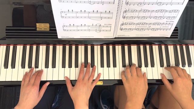 Waltz For 4 Hands, Heinrich Wohlfahrt, Performed By Jacqui C On Piano
