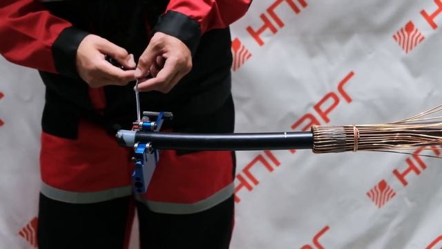 Монтаж кабельной муфты ПКВТ(Н)-О-10-150...240 (на 3 фазы) смотреть онлайн