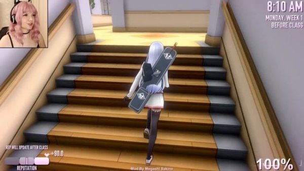 Довели Мегами до тотального гено#&да в Яндере симулятор / Yandere Simulator - Megami mod