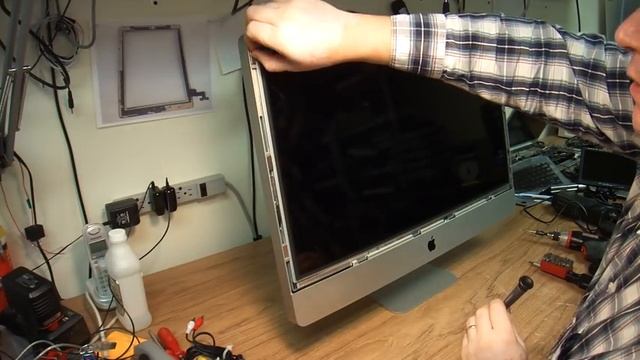 How to disassemble 27" Apple iMac for repair or upgrade. смотреть онлайн