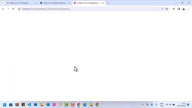 Bibliotecas Codeigniter 4 - Excel (Spreadsheet) смотреть онлайн