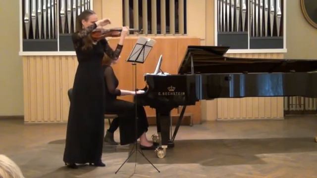 Natalia Gordeeva (v), Maria Chorna (p) - Brams, Sonata For Violin And Piano G-dur Op 78.avi