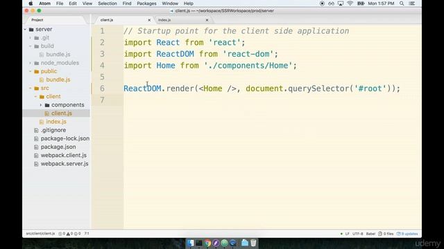 Client Bootup Server Configuration Server Side Rendering with React and Redux смотреть онлайн