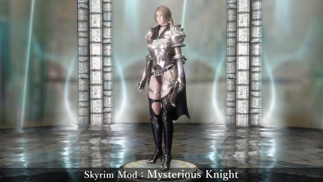 【Skyrim Mod】 Mysterious Knight ｜PC ｜ スカイリム Armor Mod смотреть онлайн