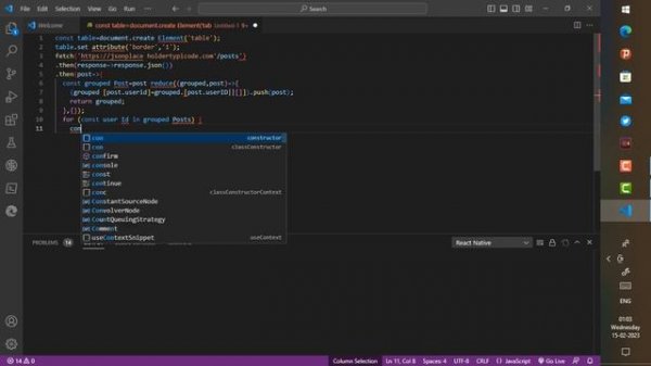 API https://jsonplaceholder.typicode.com/posts and group all objects