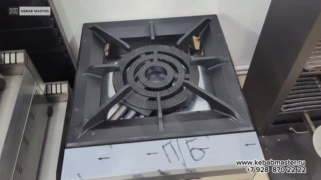 Плита газовая напольная Silver YER-03 смотреть онлайн