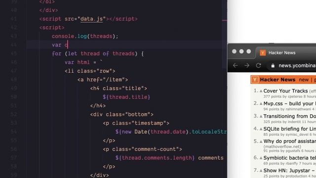 Let's code a Forum App in 5 minutes - HTML, CSS, JavaScript tutorial смотреть онлайн