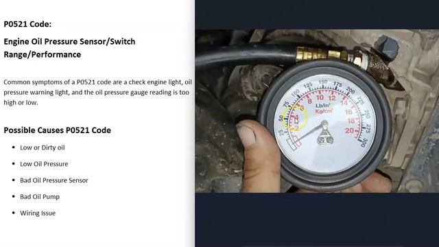 Causes and Fixes P0521 Code: Engine Oil Pressure Sensor/Switch Range/Performance смотреть онлайн