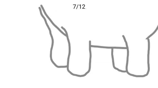 Раскрашиваем слона. Рисунок раскраска милый слоник. Как нарисовать и раскрасить слона смотреть онлайн