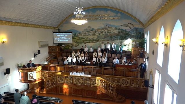 Общее пение ЦЦ ЕХБ г. Кривой Рог - Ты помощь мне Господь смотреть онлайн
