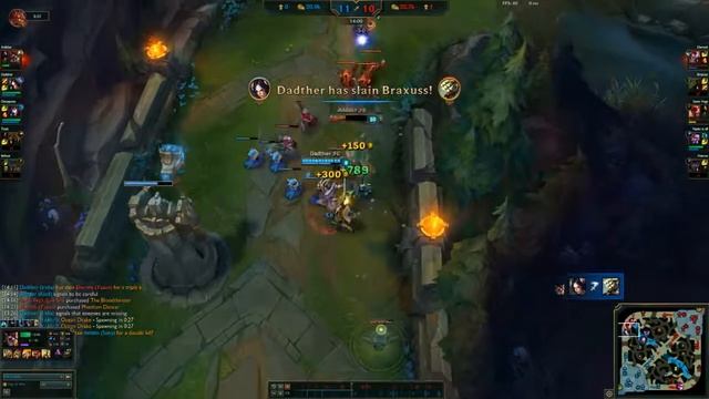 Kled Surviving a three man tower dive Ninja Tabi Rework смотреть онлайн