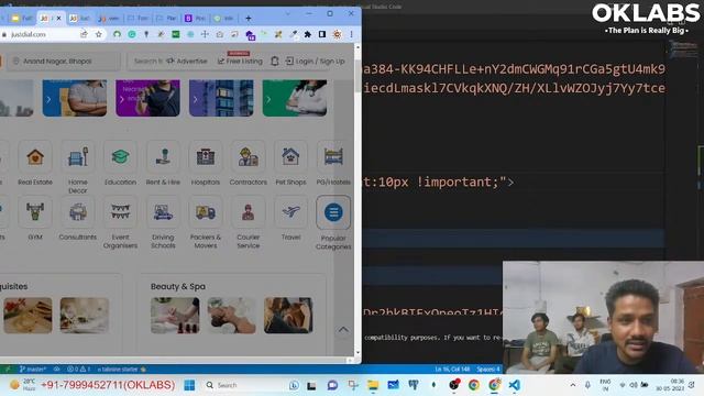 Lecture 25 - Justdial Responsive website with Bootstrap5 Continue смотреть онлайн