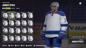 NHL 24 PS4 Creating Teams