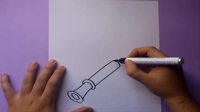 Como dibujar una flauta paso a paso | How to draw a flute смотреть онлайн
