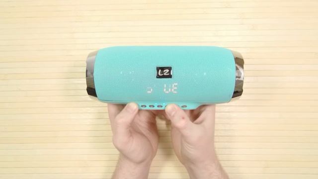 Bluetooth колонка LZ Charge 4+ Green. Распаковка. смотреть онлайн