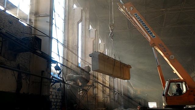 Демонтаж подкрановой балки 2 г.Красноярск смотреть онлайн