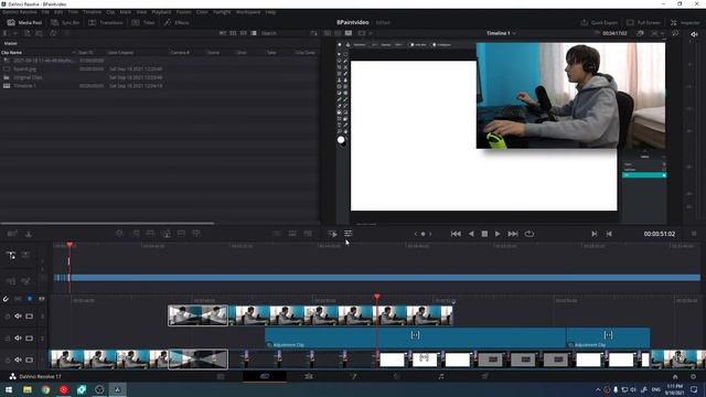 Как отзеркалить видео в DaVinci Resolve смотреть онлайн