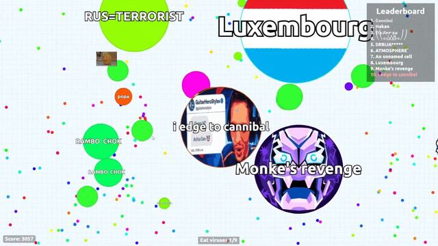 Caseoh Eats EVERYONE In Agario 🗣️🔥🔥(200k Special)